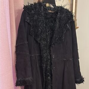 Size large Fake shearling shearling coat